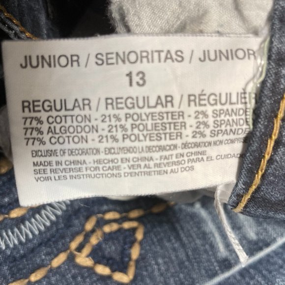 Grane Junior Straight Leg Distressed Jeans sz 13 EUC - Picture 9 of 10
